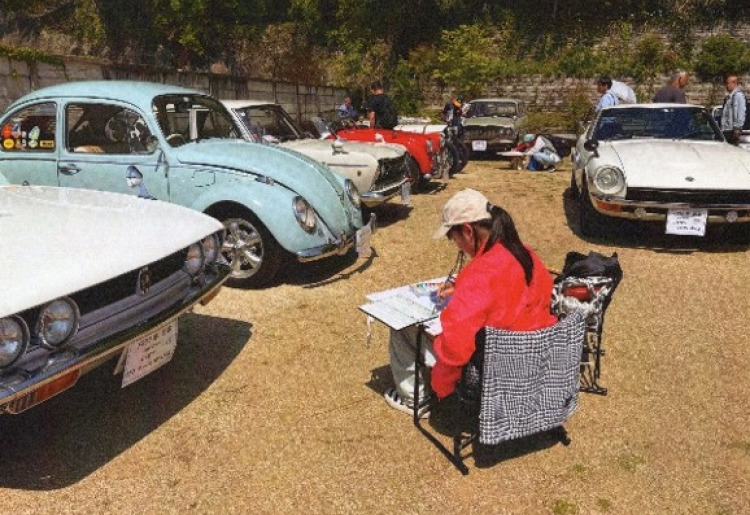 クラシックカー展示・写生大会